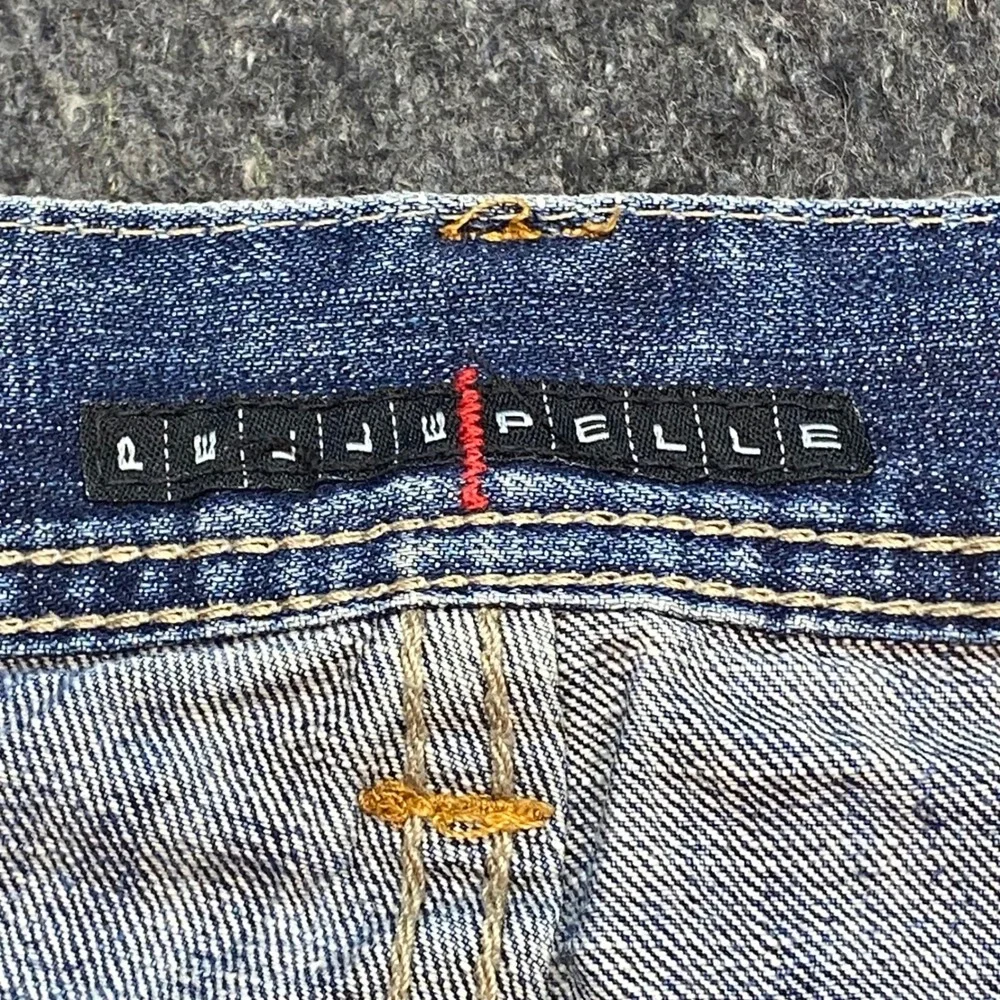 Pelle Pelle Baggy Jeans Sz 40 Mens Blue Streetwear Wide Leg Marc Buchanan